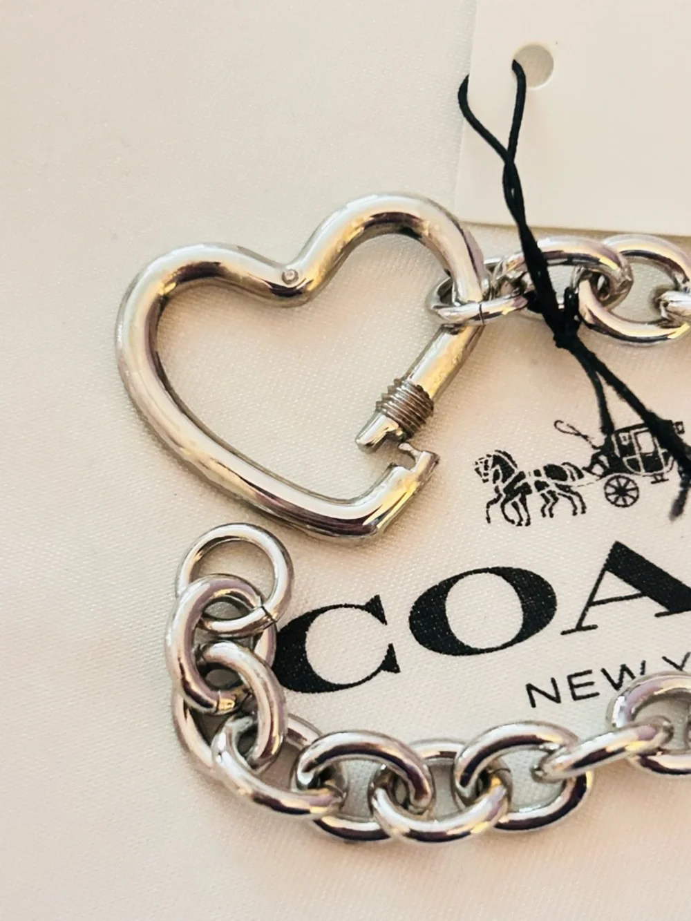 Coach Heart Charm Bracelet - Picture 14 of 14